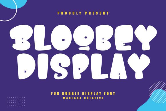 Bloobey Typeface for Playful Brand Identity