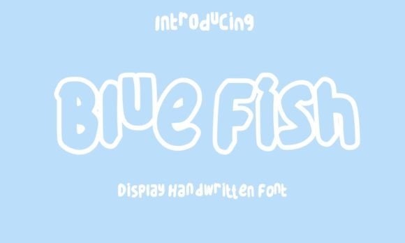 Blue Fish: A Playful Display Font for Joyful Campaigns