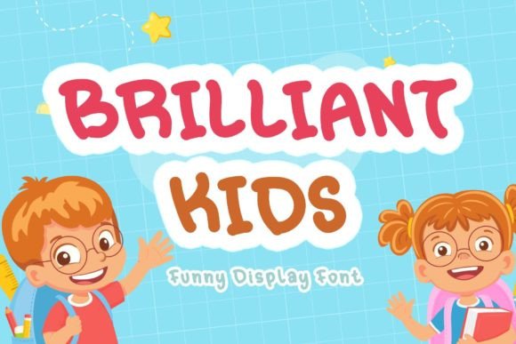 Brilliant Kids Typeface for Playful Editorial Design