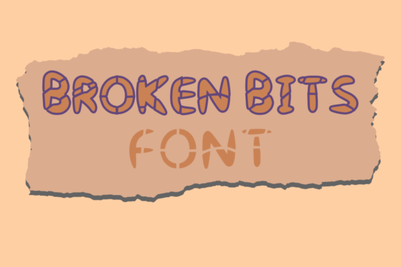 Broken Bits: A Fractured Display Font for Bold Campaigns