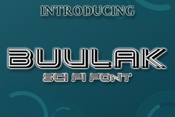 Buvlak: A Modern 3D Display Typeface for Editors