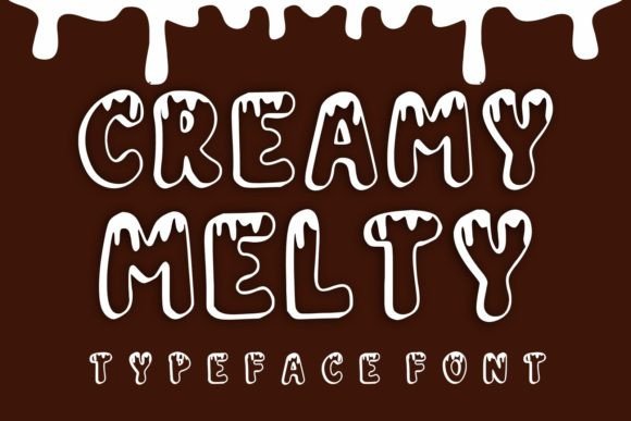 Creamy Melty Font for Winter Campaigns