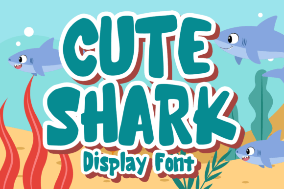 Cute Shark: A Playful Display Font for Makers