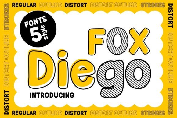 Fox Diego: A Playful Display Font for Crafters