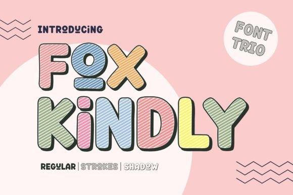 Fox Kindly: A Playful Display Font for Makers