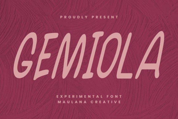 Gemiola: A Bold Display Font for Branding