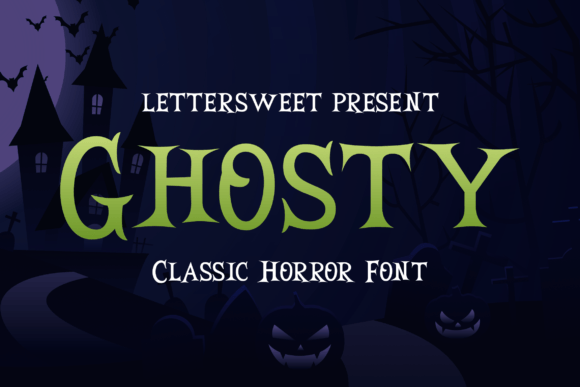 Ghosty: The Horror Display Font for Bold Branding