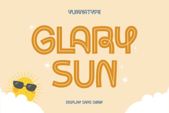 Glary Sun: A Bold Typeface for Makers