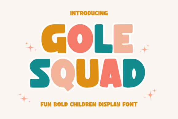 Gole Squad: The Bold Display Font for Scroll-Stopping Content