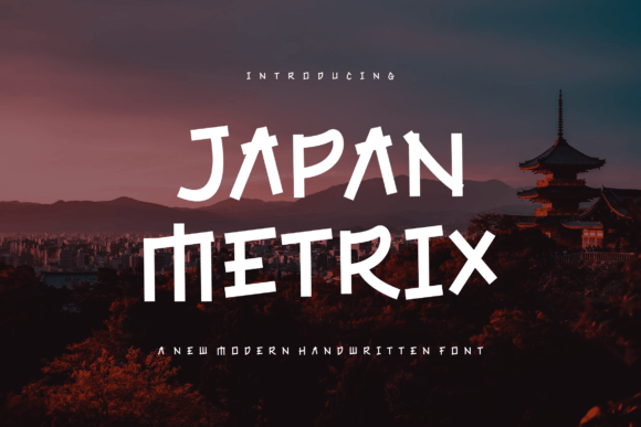 Japan Metrix: Bold Display Fonts for Modern Crafters