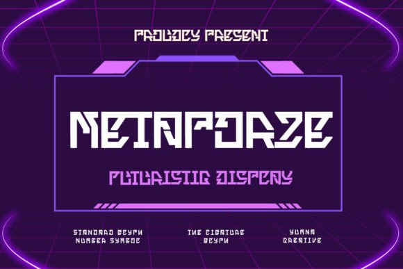 Metaporze: The Futuristic Display Font for Modern Brands