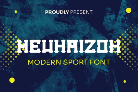 Mevhaizok: A Bold Display Font for Sports Branding
