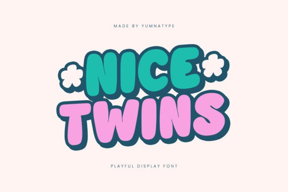 Nice Twins: A Bold Display Font for Editorial Impact