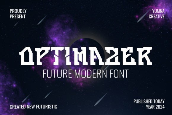 Optimazer Typeface for Modern Digital Campaigns