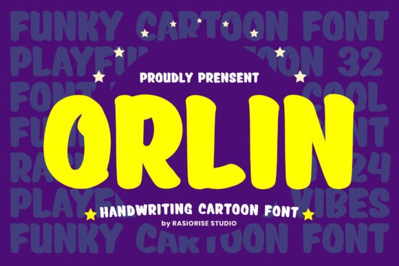 Orlin: A Handwriting Cartoon Font for Branding