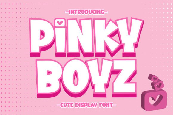 Pinky Boyz: A Playful Display Typeface for Web Design