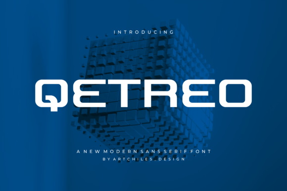 Qetreo Typeface for Modern Editorial Design