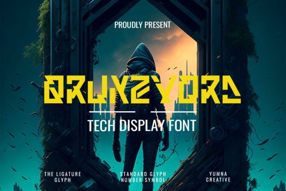 Qrunzvord: The Modern Tech Typeface for Crafters