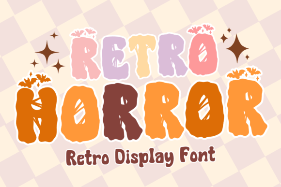 Retro Horror Display Font for Makers