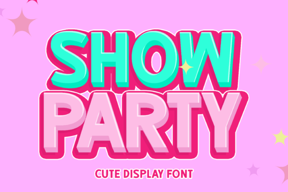 Show Party Typeface for Bold Campaign Headlines