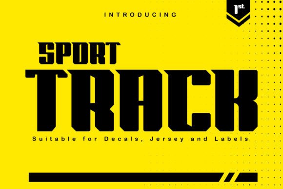 Sport Track: A Bold Typeface for Makers