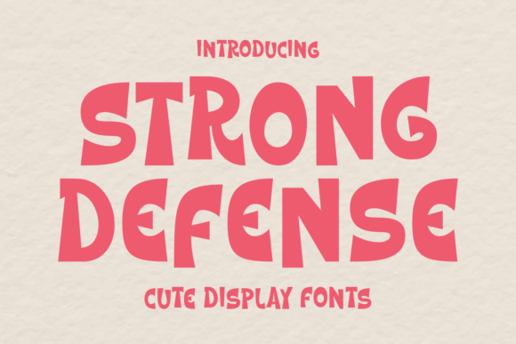 Strong Defense Font for Bold Business Branding