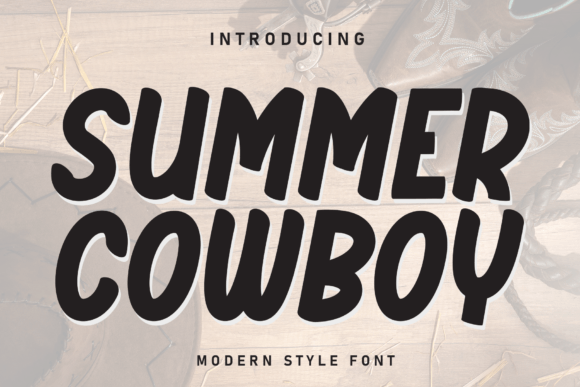 Summer Cowboy Display Font for Bold Branding