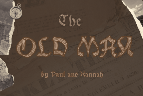 The Old Man Display Font for Web Design